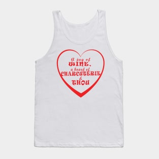 Wine Charcuterie Thou Tank Top